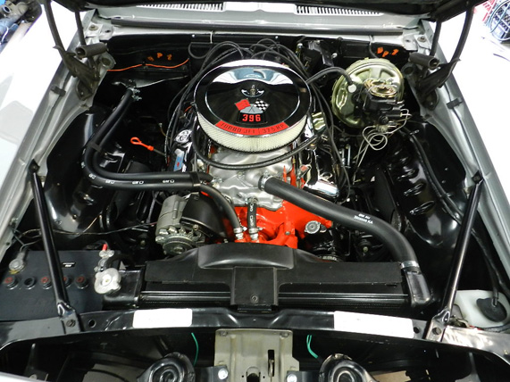 69 SS Camaro Engine Compartment